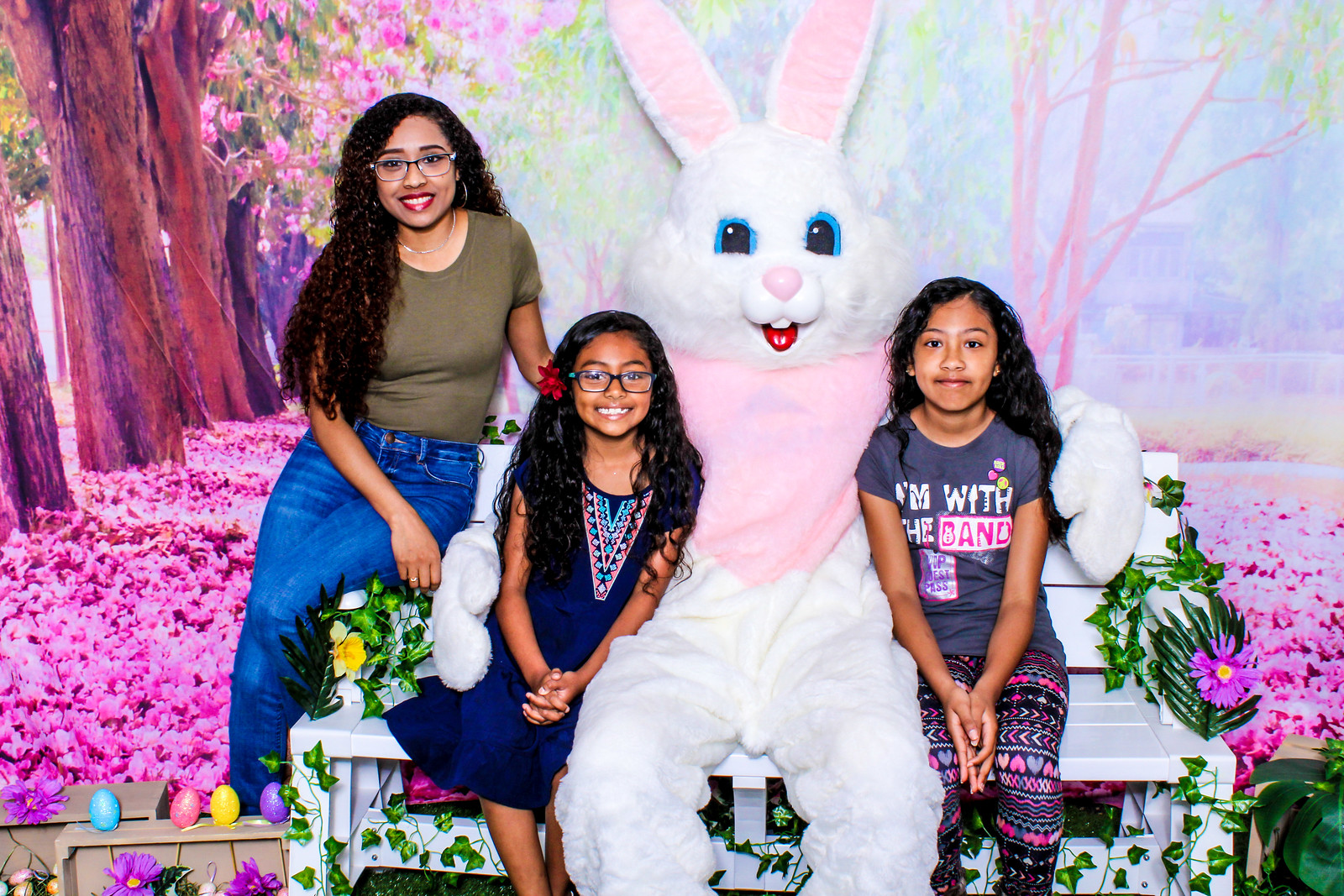Photos with Easter Bunny